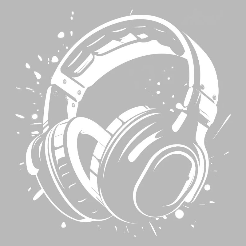 Dj Kopfhörer Skizze