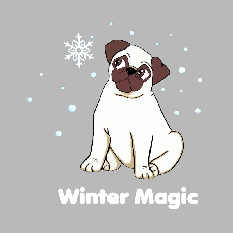 Winter Magic Pug