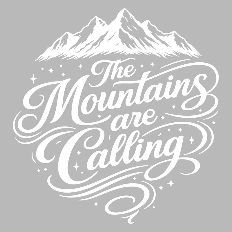 Die Berge Rufen Spruch
