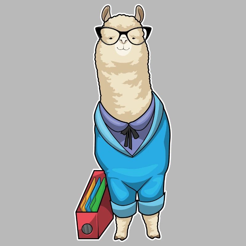 Alpaca Secretary Folder Office