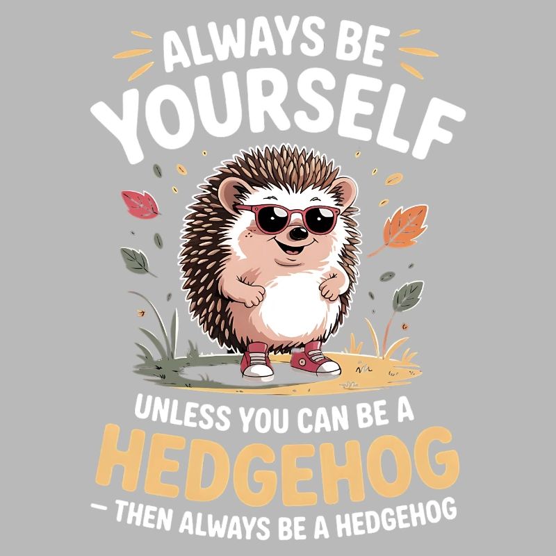 Sei immer du selbst, es sei denn, du kannst ein Igel sein.