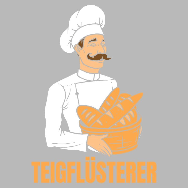 Bäcker Brotkorb Bäckermütze Teigflüsterer