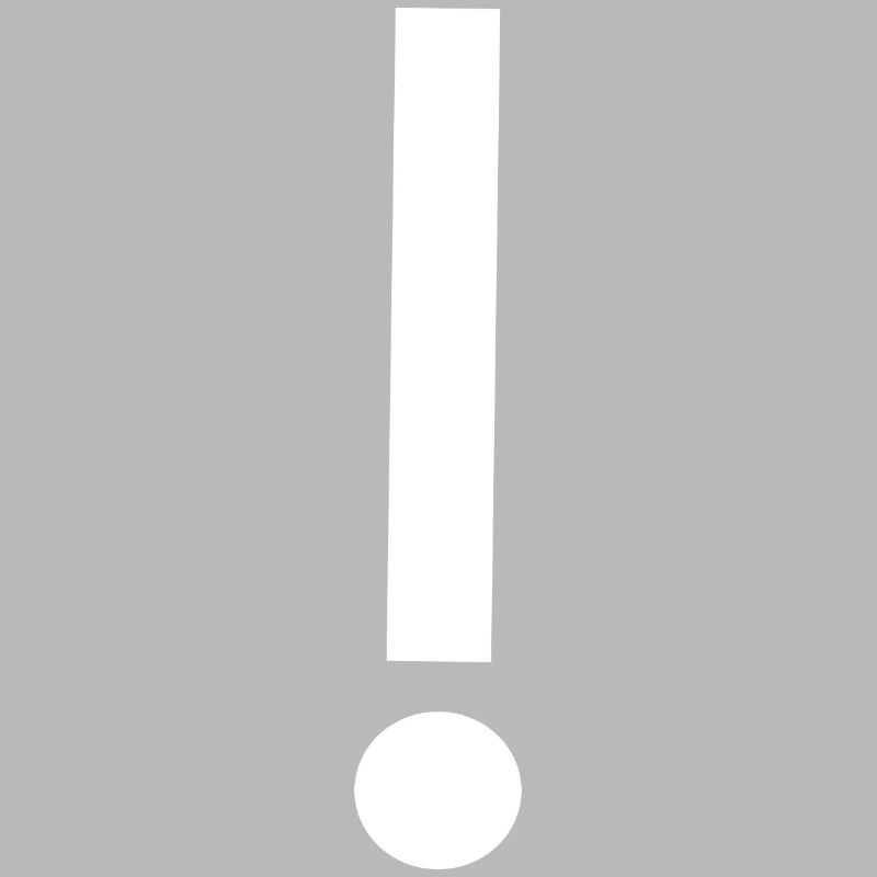 Modèle de modèle de point d’exclamation Modèle