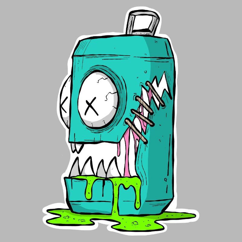 Monster Box Cartoon Comic