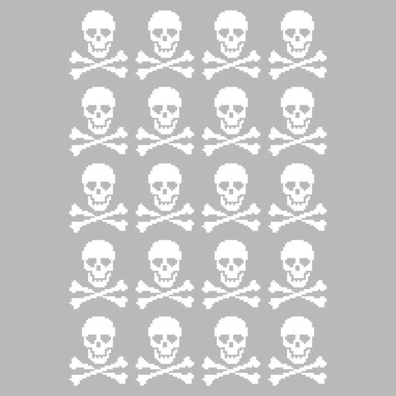 Skull & Crossbones Repeating Pattern