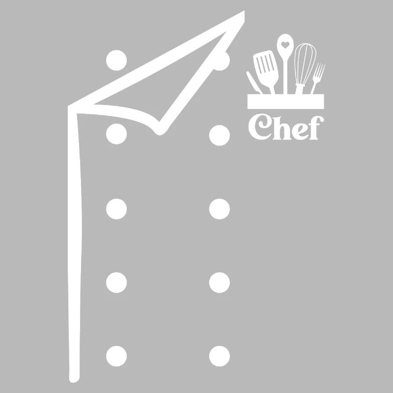 Funny Chef Head Chef Baker Chef Uniform With Tools
