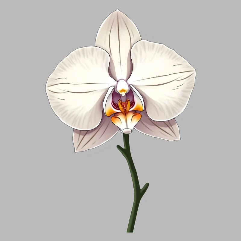 Orchidée blanche