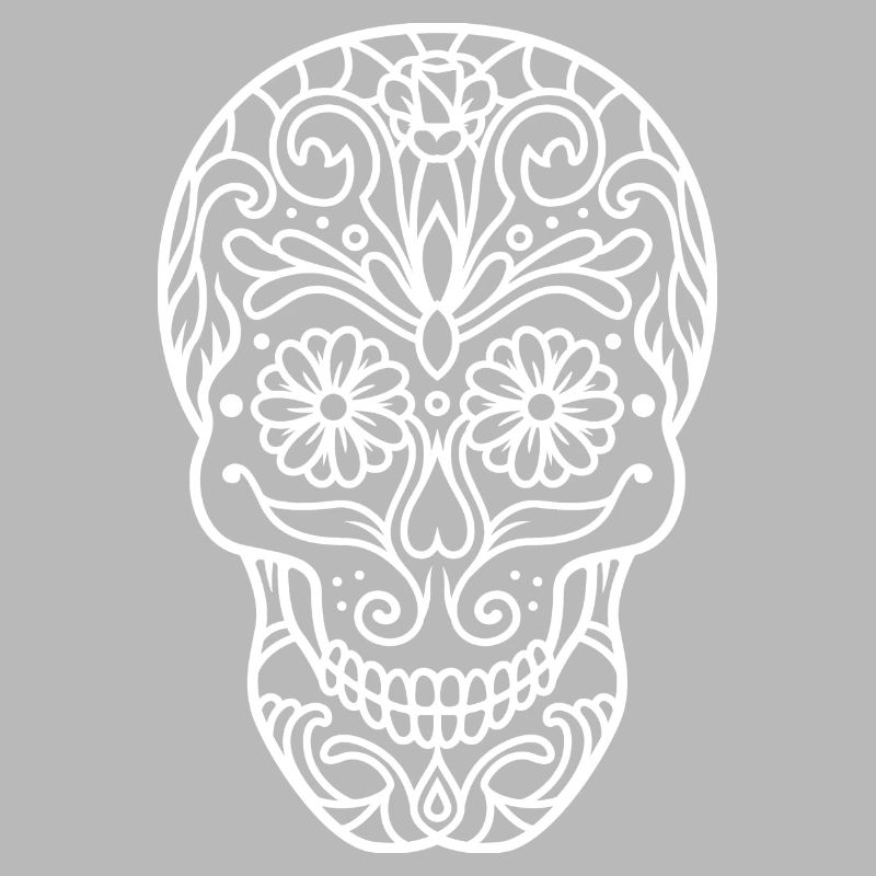 Skull in Mandala.