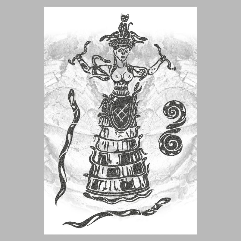 Déesse des serpents Déesse serpent
