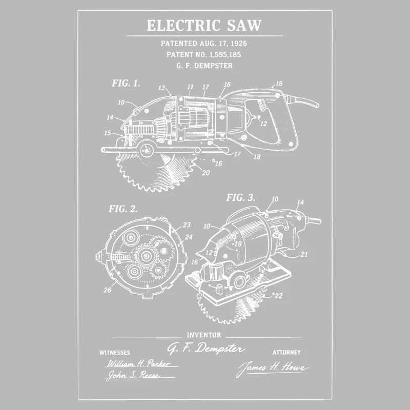 Plan de la scie électrique