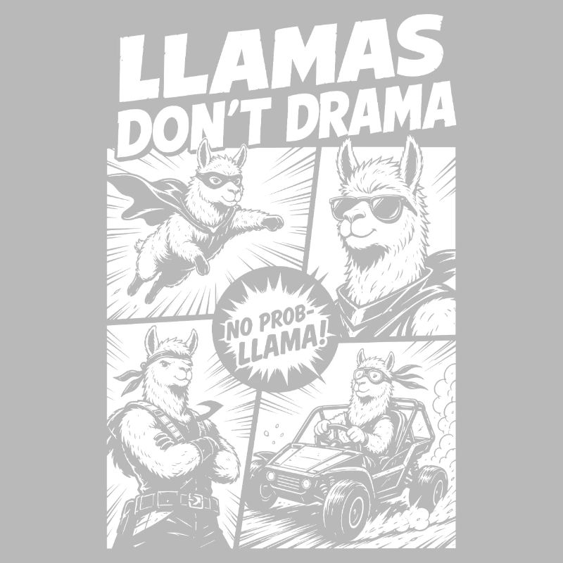 Llama Mode Action Comic