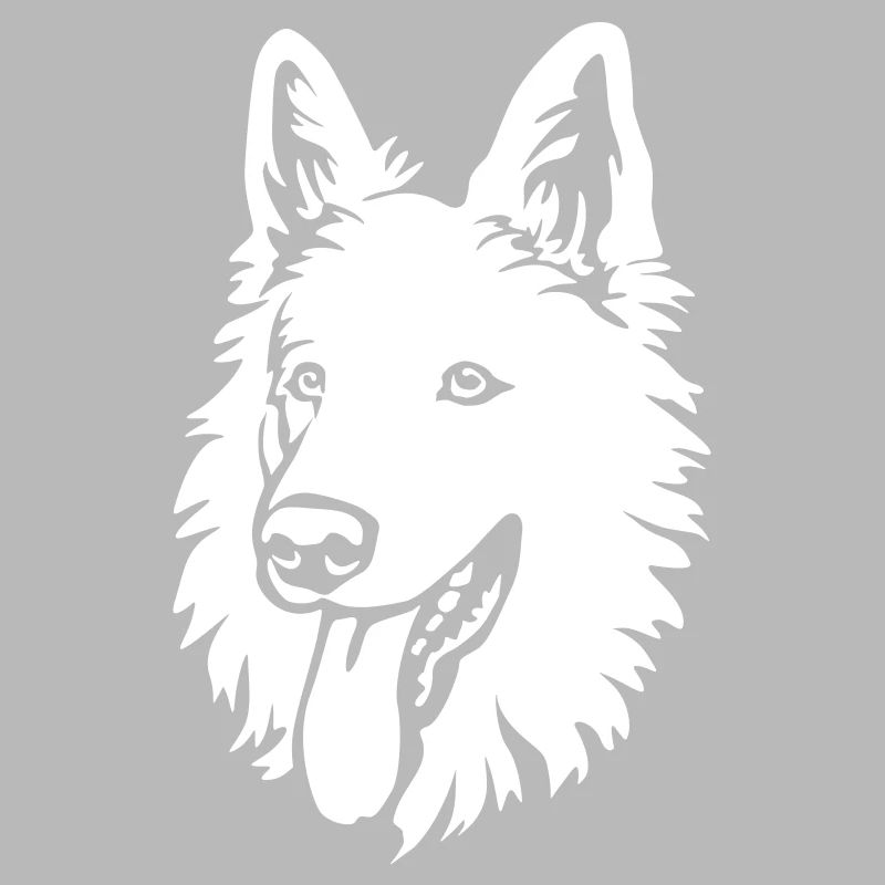 Schweizer Schäferhund Kopf "Black Edition"