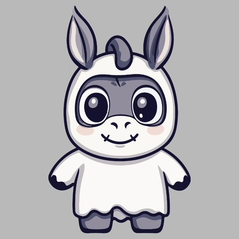 Donkey Halloween Ghost