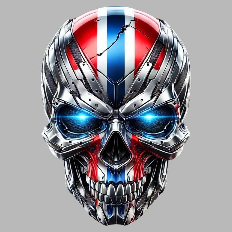 Couleurs du drapeau du Cyber Skull