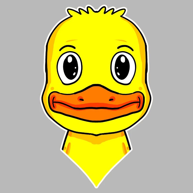 Tête d’animal de canard Tête d’animal Tête de canard
