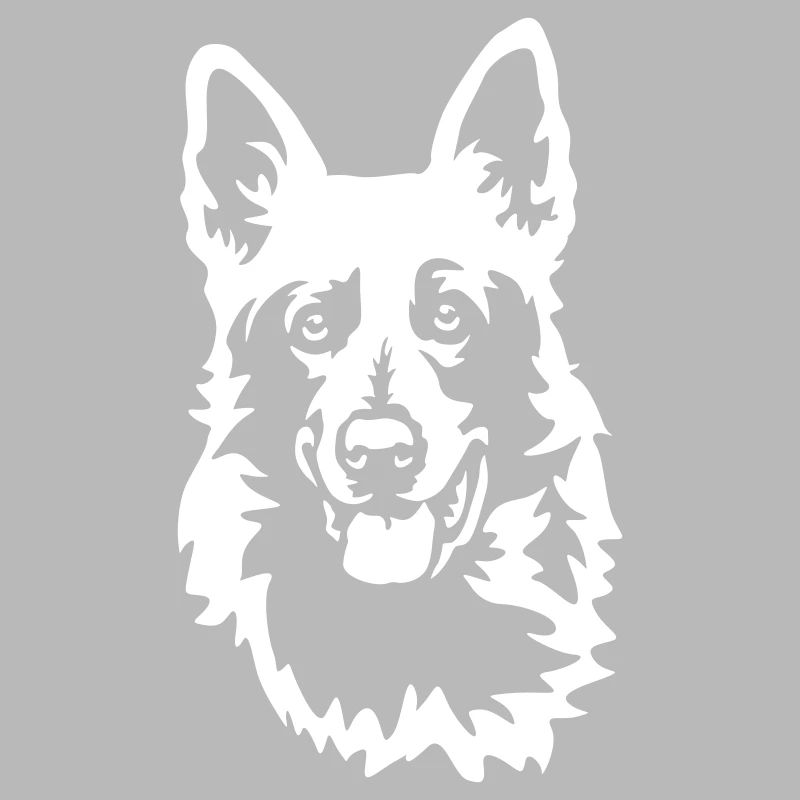 Schweizer Schäferhund Kopf "Black Edition"