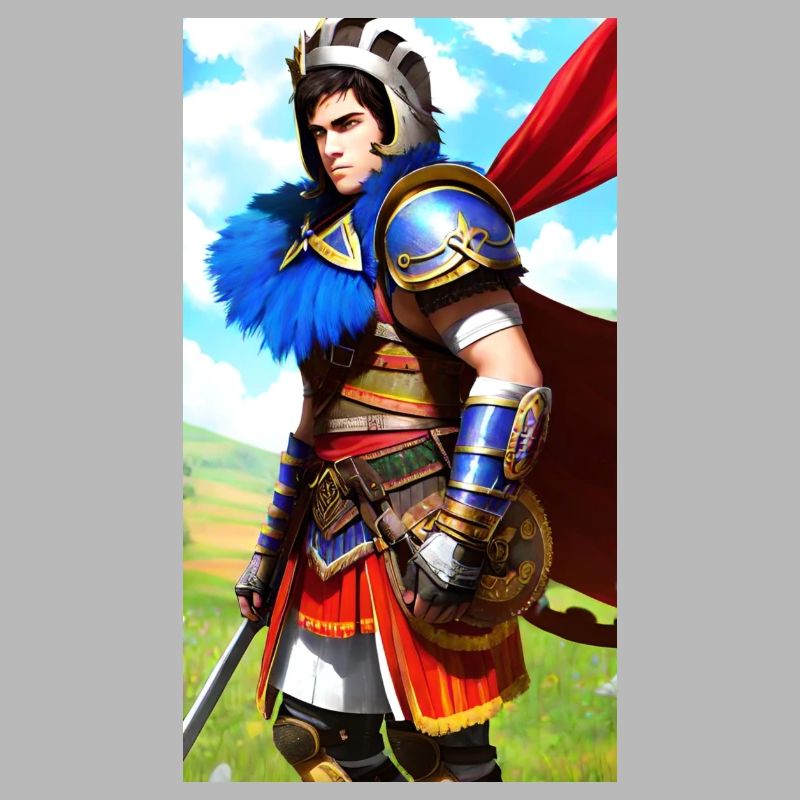Multicolor Knight Gladiator