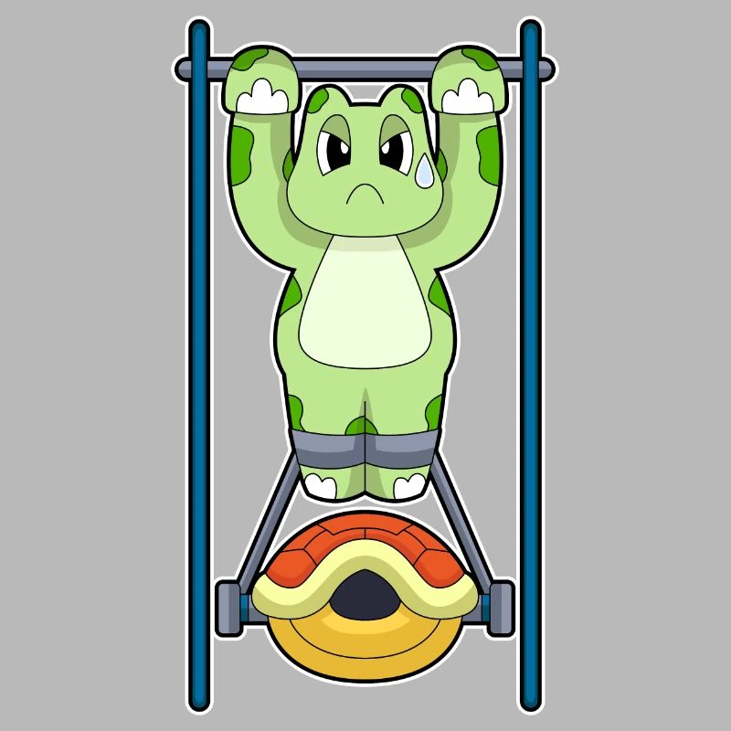 Turtle Bodybuilder Pull-ups Bodybuilding