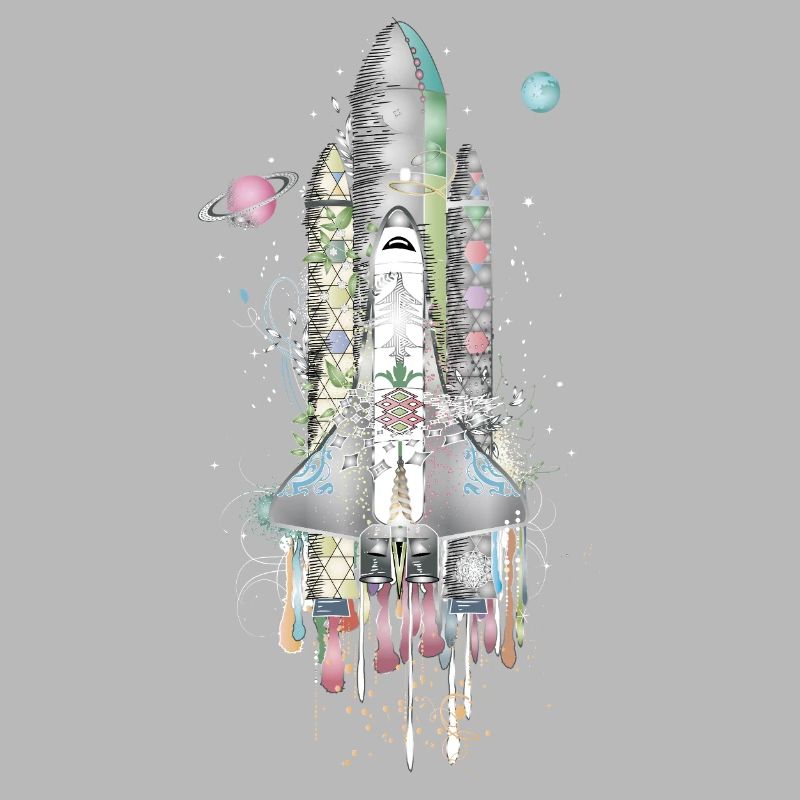 Imaginative Space Shuttle - Artfully Designed