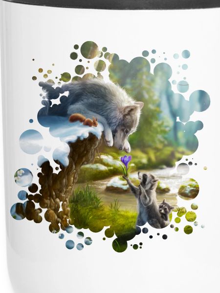 Freunde (Wolf & Waschbär)