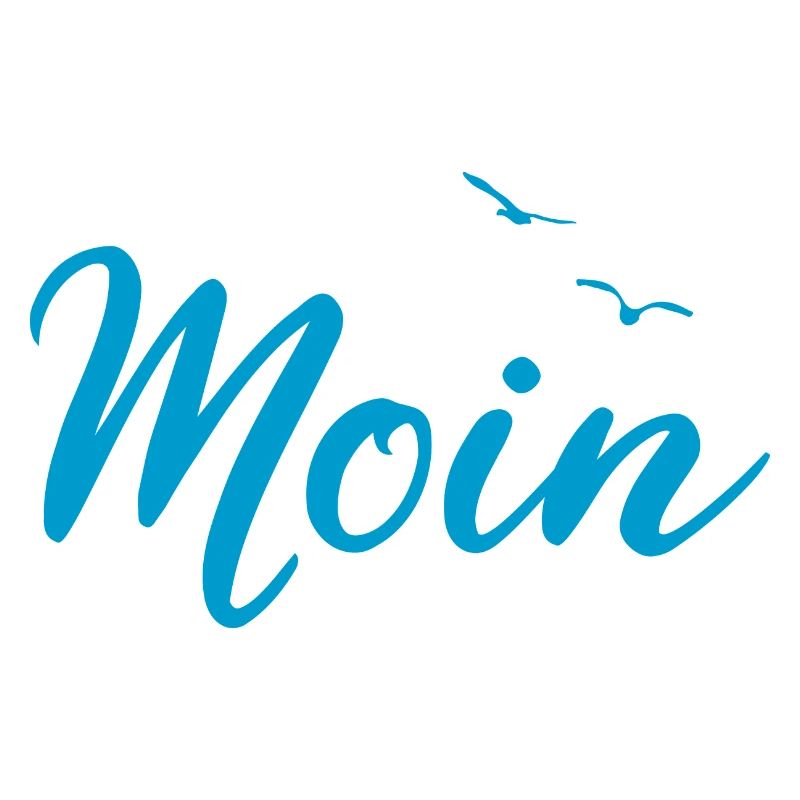 Moin - Spruch Design Geschenk