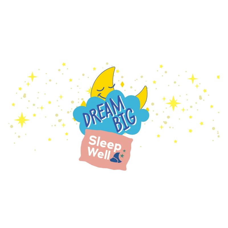 Dream beautiful - Moon - Sleep - Drawing