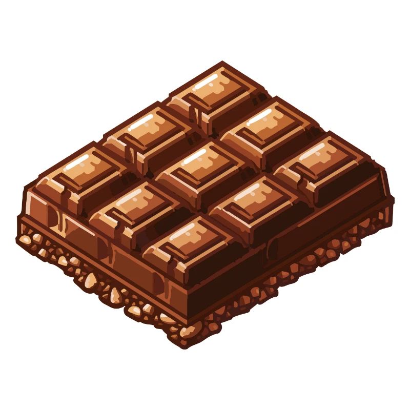 Schokolade Pixel Symbol