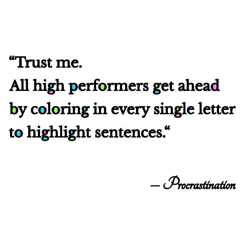 Procrastination