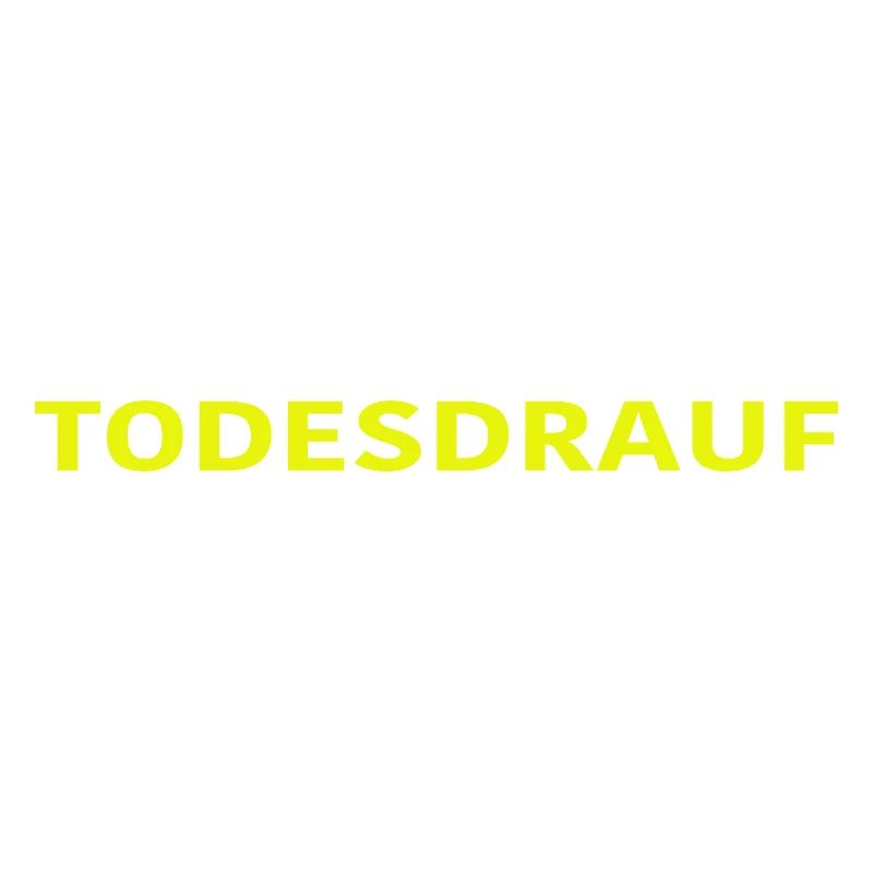 TODESDRAUF à Gelb par EMMEUNDAMPFE