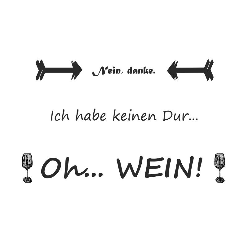 Durst, schwarz