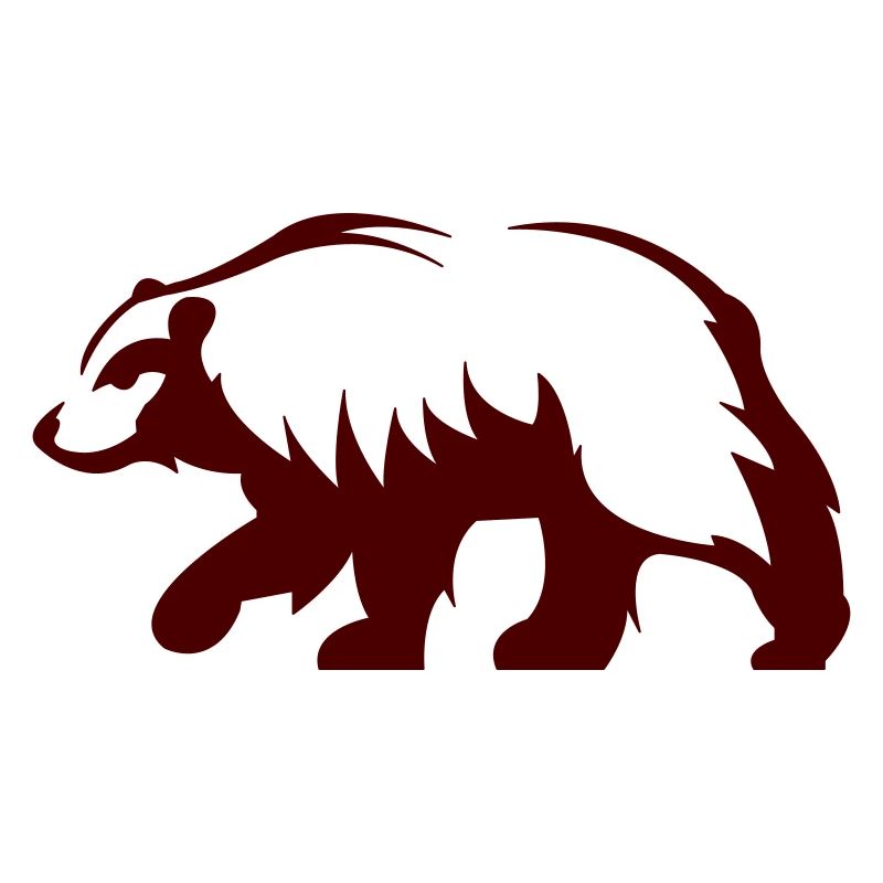 Forest Bear Silhouette