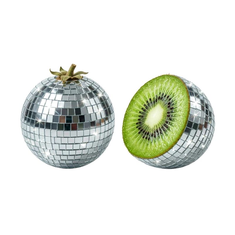 Kiwi Disco Spiegelball