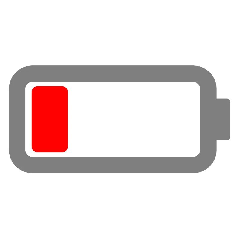 La batterie est vide