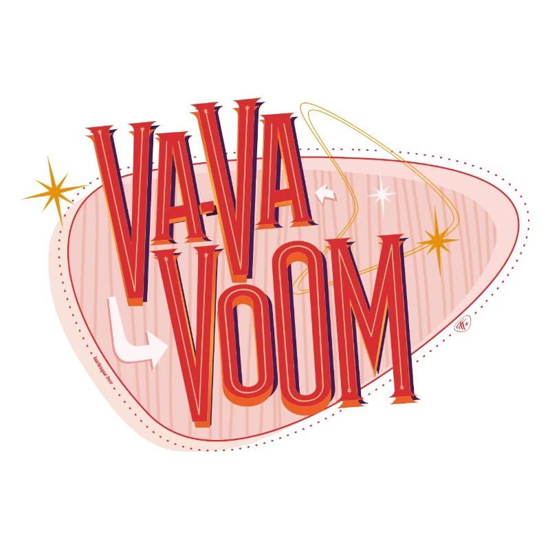 ✰ VaVaVoom on white