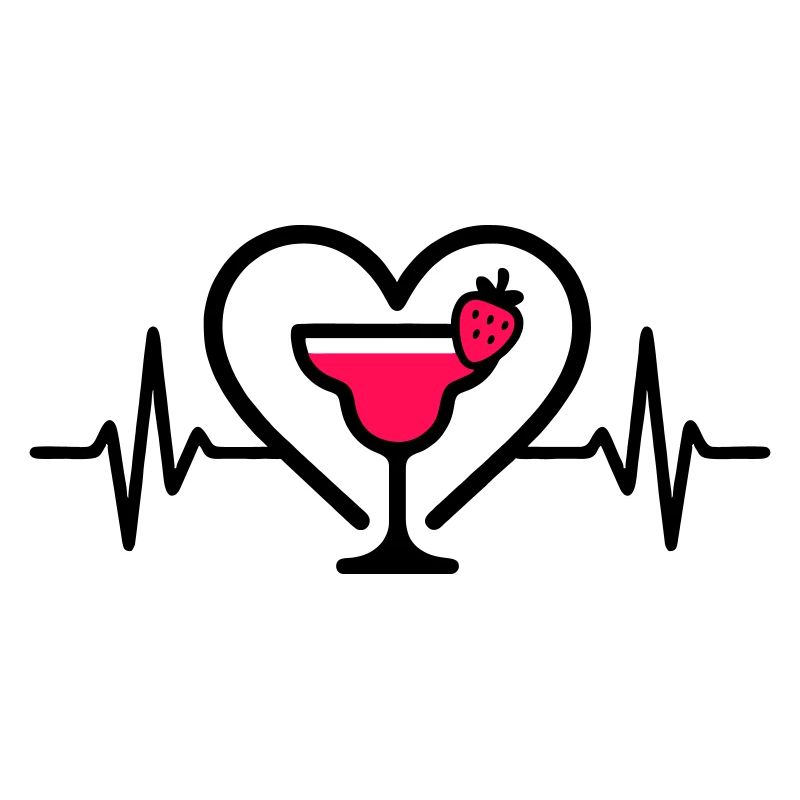 Daiquiri Herz Cocktail Erdbeere