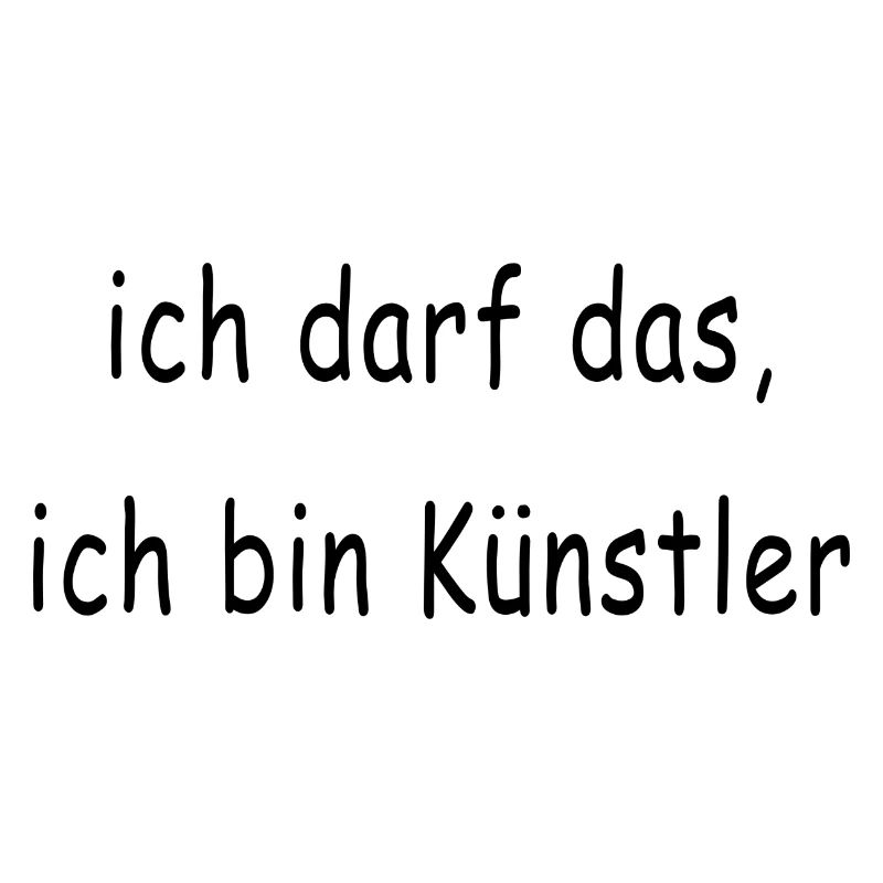 ich darf das ich bin künstler comic sans