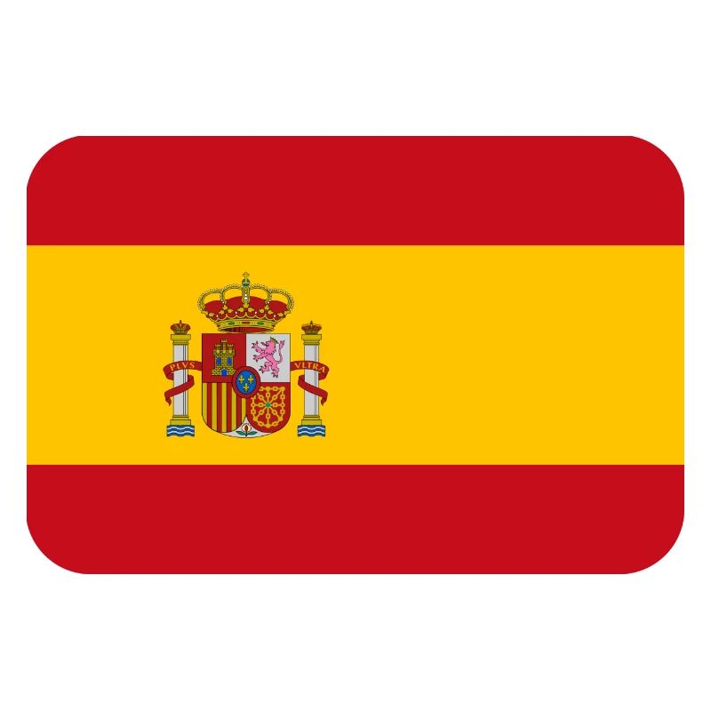SPAIN FLAG round corner 400 dpi