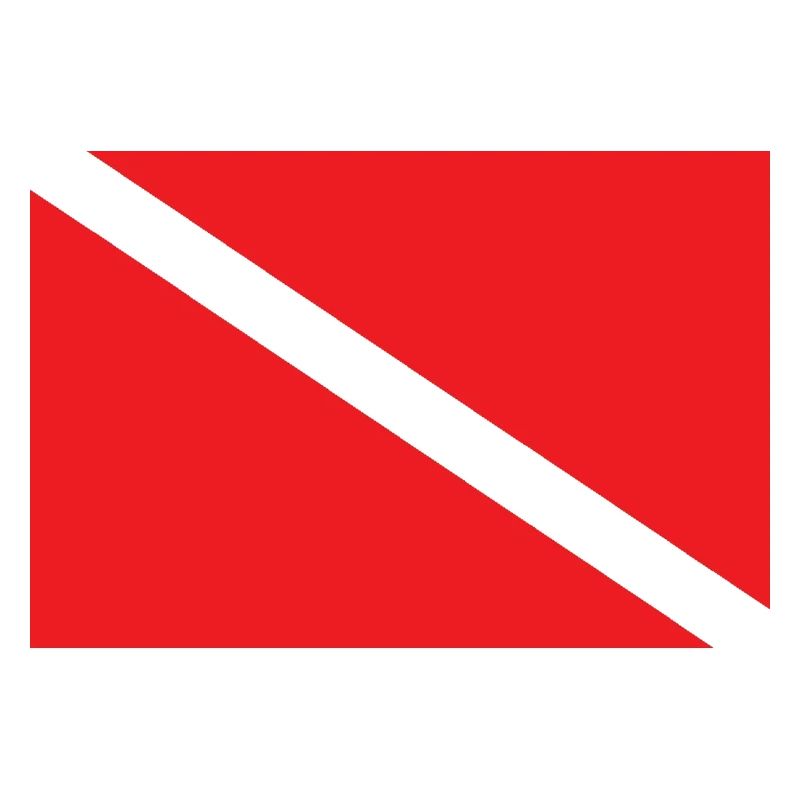PLONGEUR PLONGEUR VERS LE BAS DRAPEAU