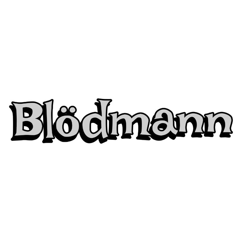 lustiges Wort Blödmann