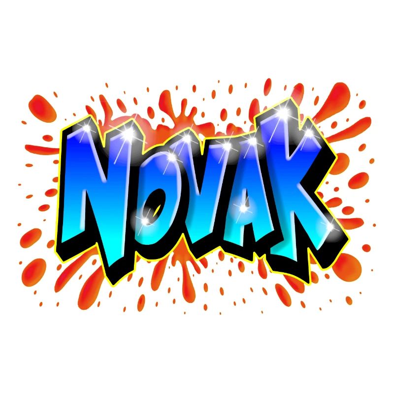 Graffiti NOVAK custom graff print