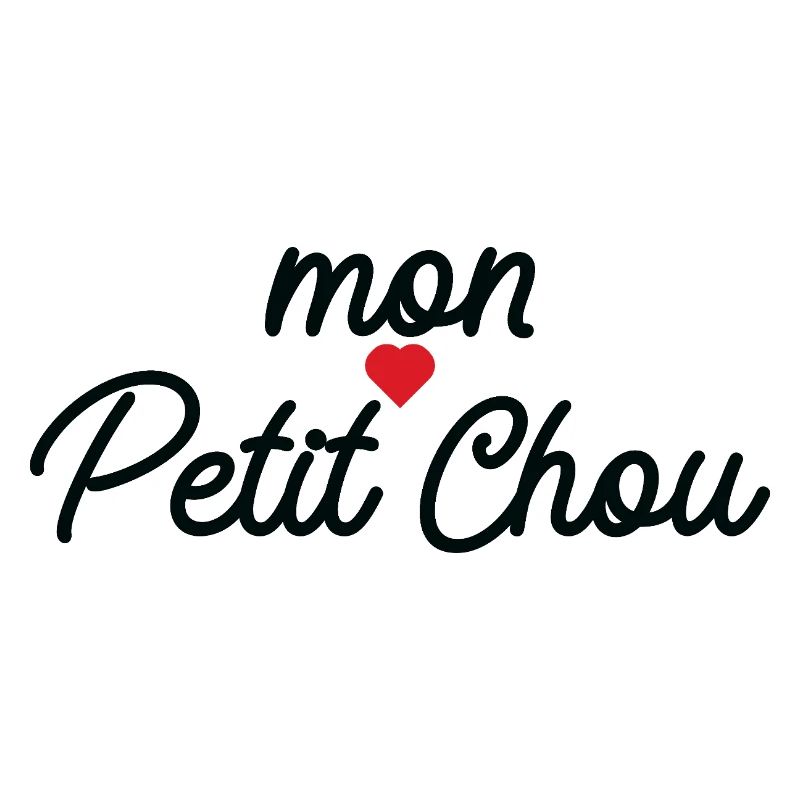 Mon Petit Chou Script Coeur