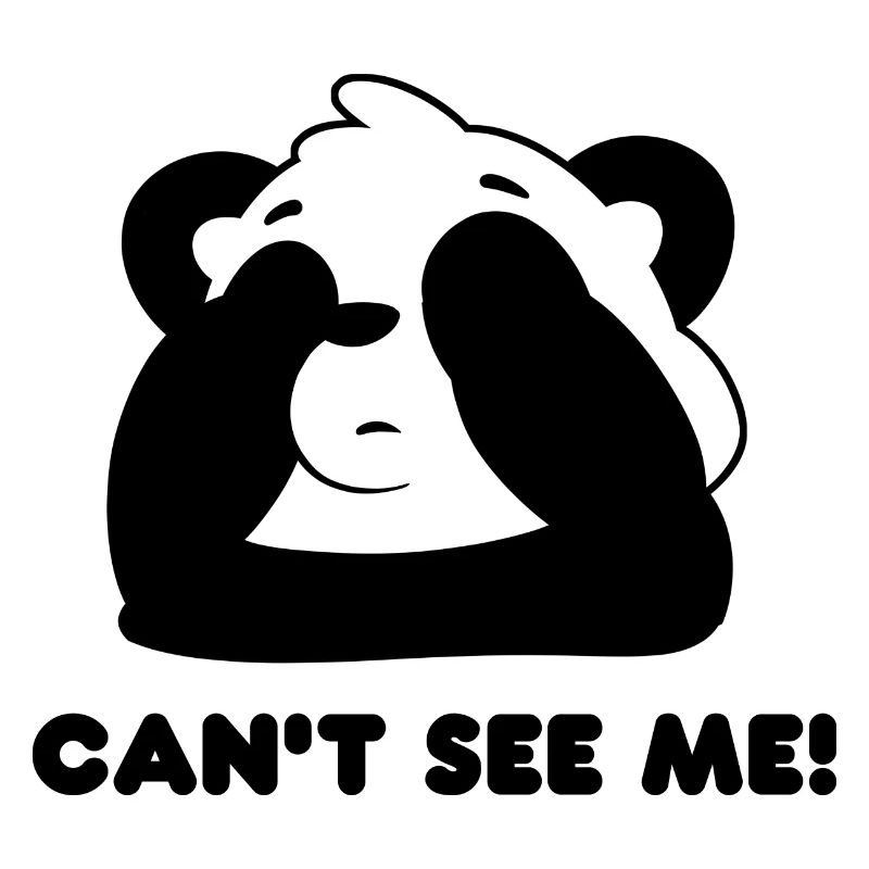 Panda Design "CAN´T SEE ME"