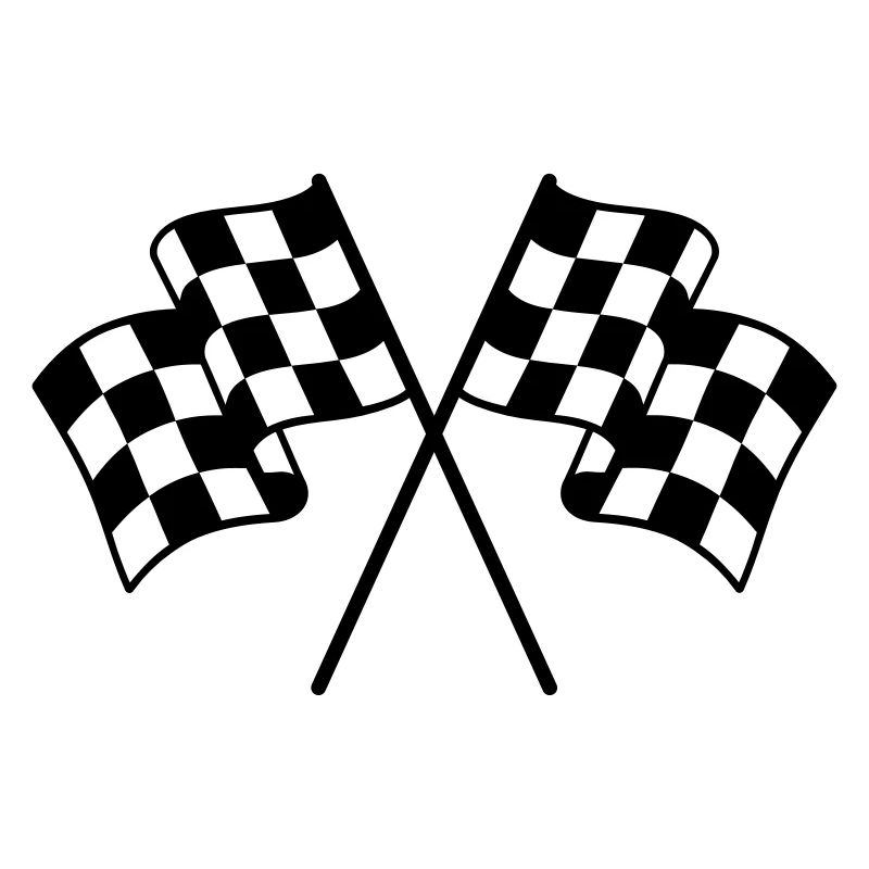 Drapeaux à Damier 1 couleur