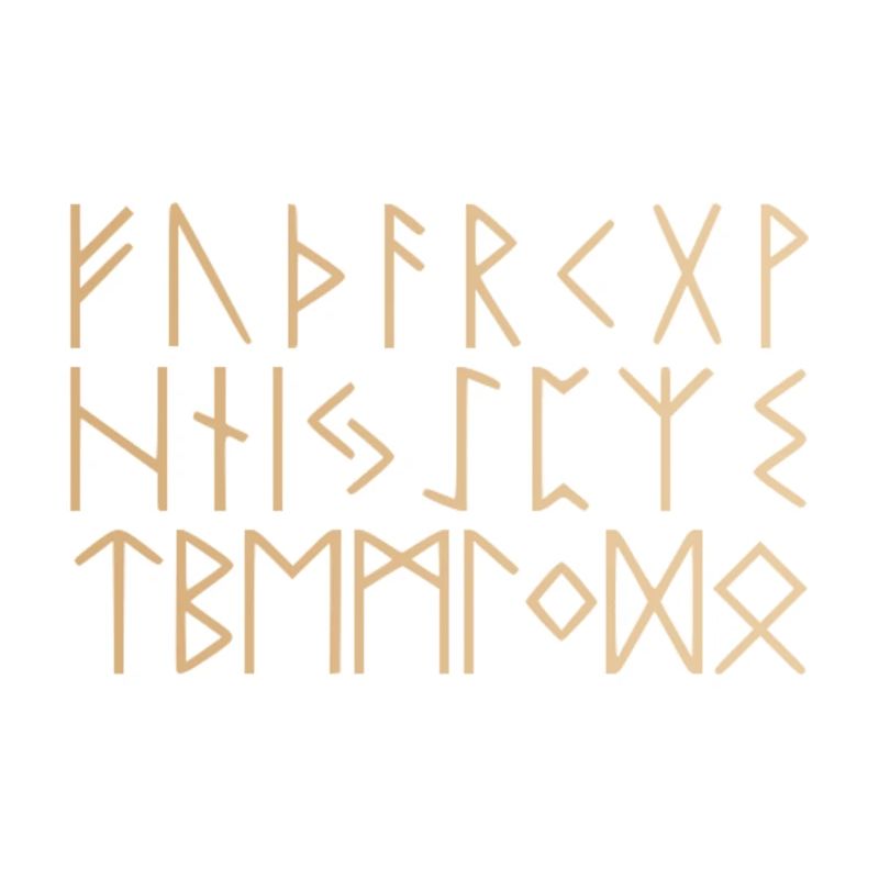Futhark Runen - Wikinger