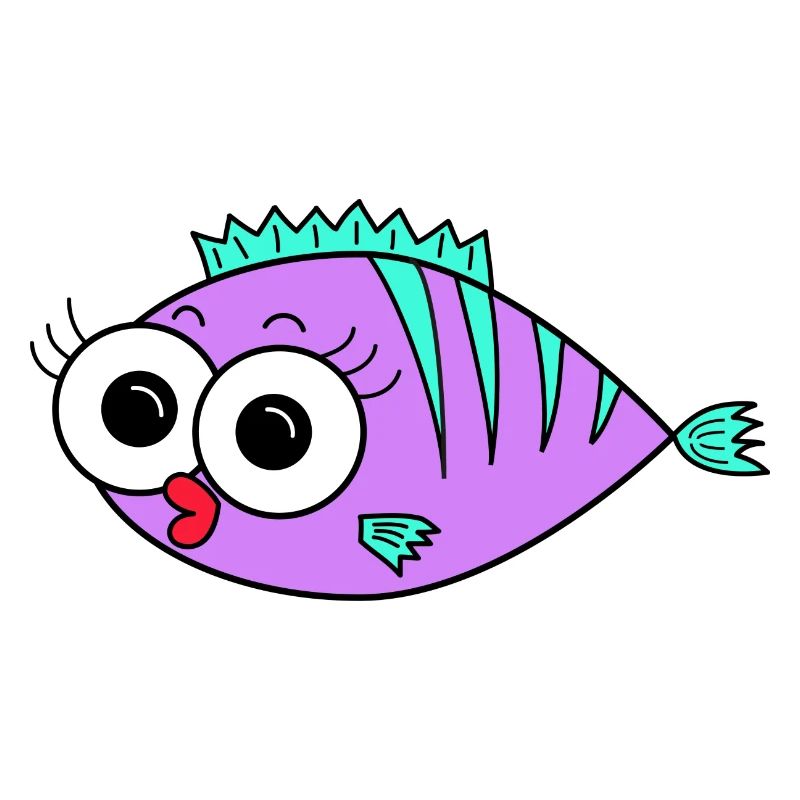 Fisch Lila