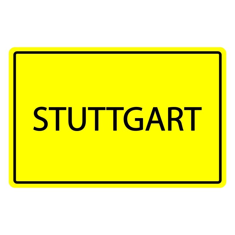ortsschild stuttgart