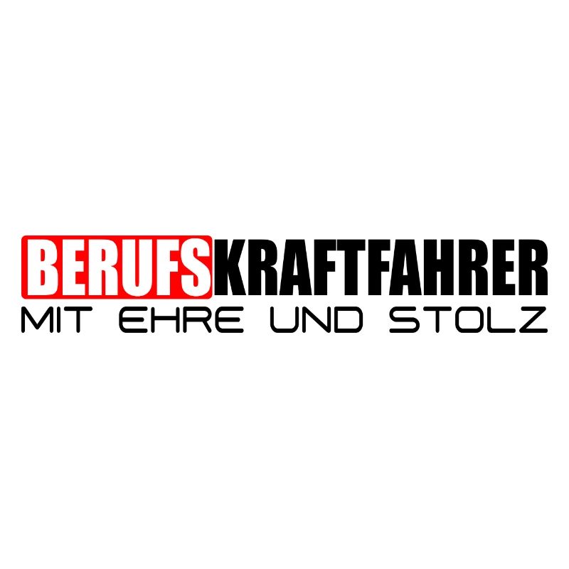Stolzer Berufskraftfahrer