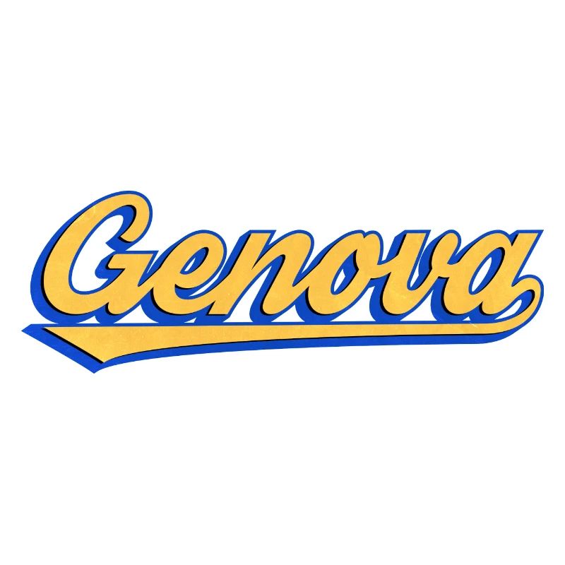 Genova Retro Lettering
