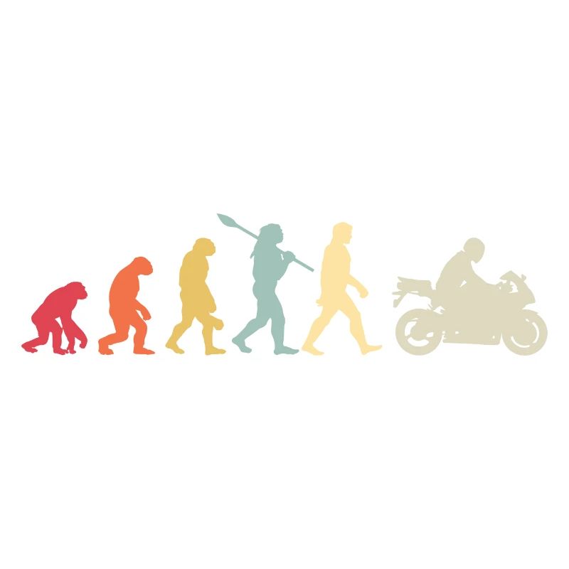 Motorcycle Evolution Vintage Superbike Biker