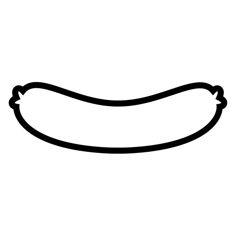 Sausage Outline